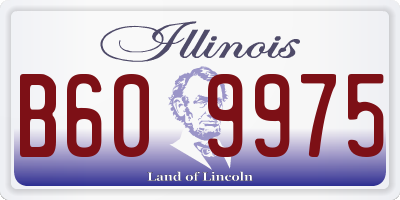 IL license plate B609975