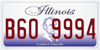 IL license plate B609994