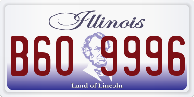 IL license plate B609996