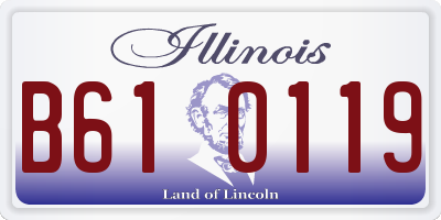 IL license plate B610119