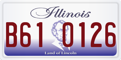 IL license plate B610126