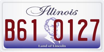 IL license plate B610127