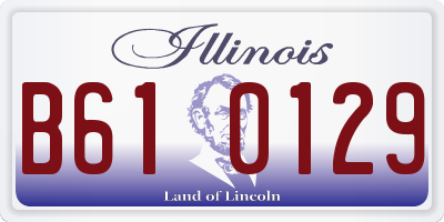 IL license plate B610129