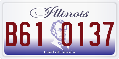 IL license plate B610137
