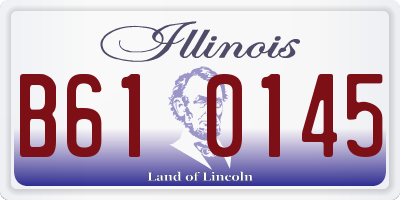 IL license plate B610145