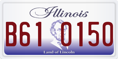 IL license plate B610150