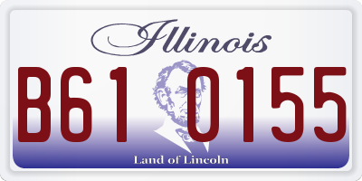 IL license plate B610155