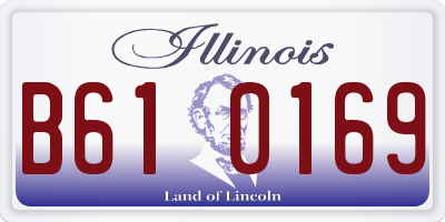 IL license plate B610169