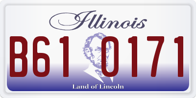 IL license plate B610171