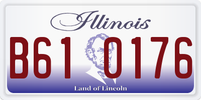 IL license plate B610176