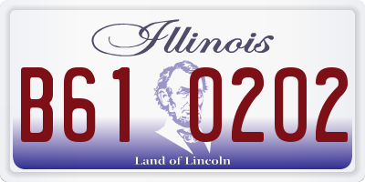 IL license plate B610202
