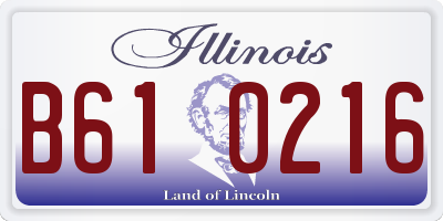 IL license plate B610216