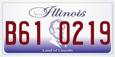 IL license plate B610219