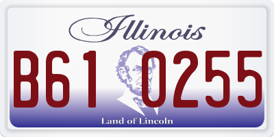 IL license plate B610255