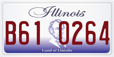 IL license plate B610264