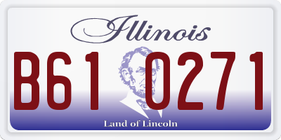 IL license plate B610271