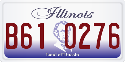 IL license plate B610276