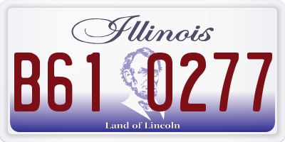 IL license plate B610277