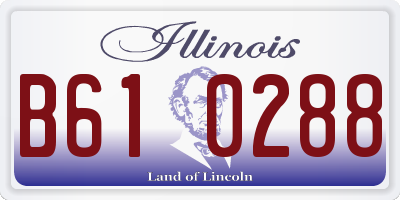 IL license plate B610288