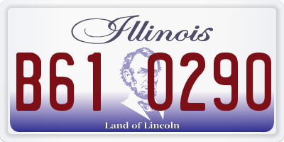 IL license plate B610290