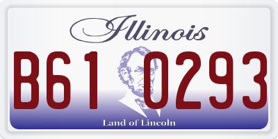 IL license plate B610293