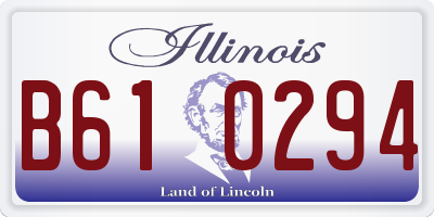 IL license plate B610294