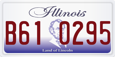IL license plate B610295