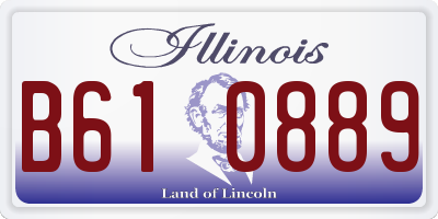 IL license plate B610889