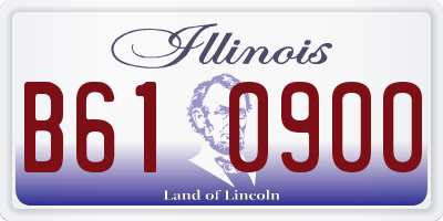 IL license plate B610900