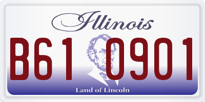 IL license plate B610901