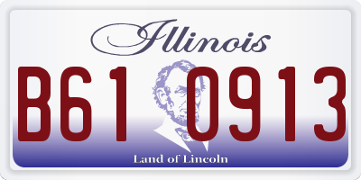 IL license plate B610913