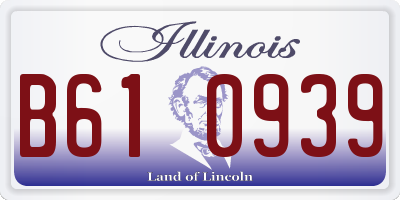 IL license plate B610939