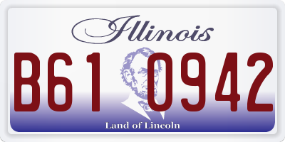 IL license plate B610942