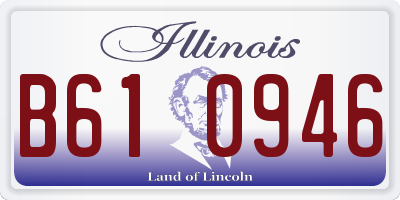 IL license plate B610946