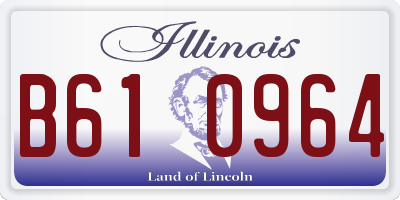IL license plate B610964