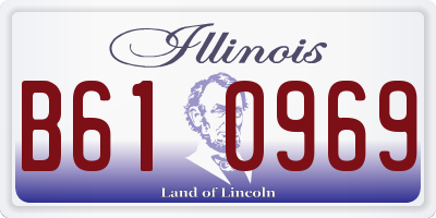 IL license plate B610969