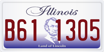 IL license plate B611305