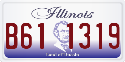IL license plate B611319