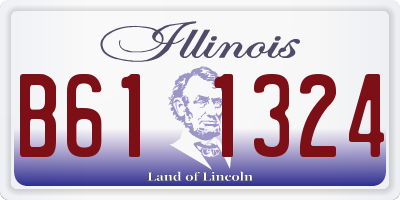 IL license plate B611324