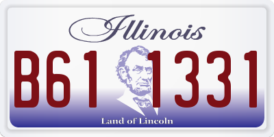 IL license plate B611331