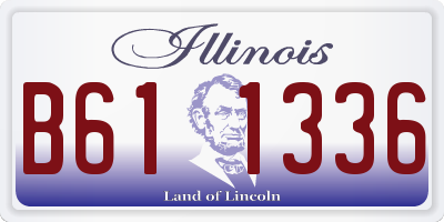 IL license plate B611336