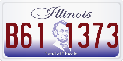 IL license plate B611373
