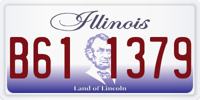 IL license plate B611379