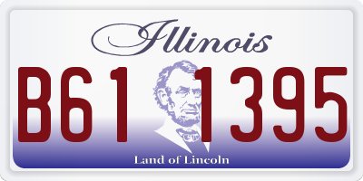 IL license plate B611395