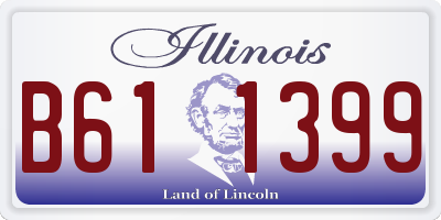 IL license plate B611399