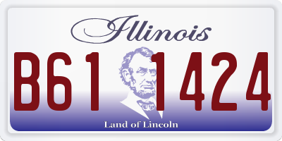 IL license plate B611424