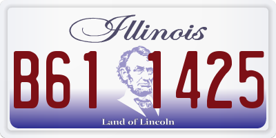 IL license plate B611425