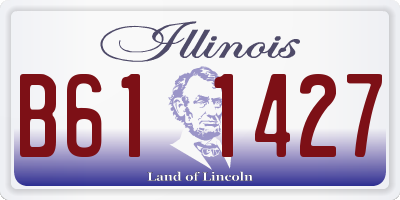 IL license plate B611427