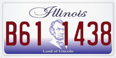 IL license plate B611438