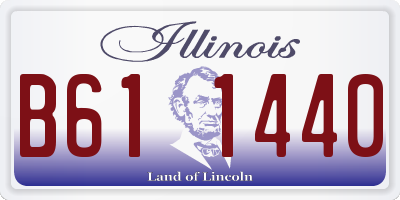 IL license plate B611440